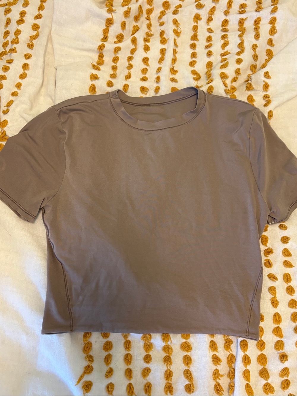 Lululemon Nulu crew cropped T-shirt